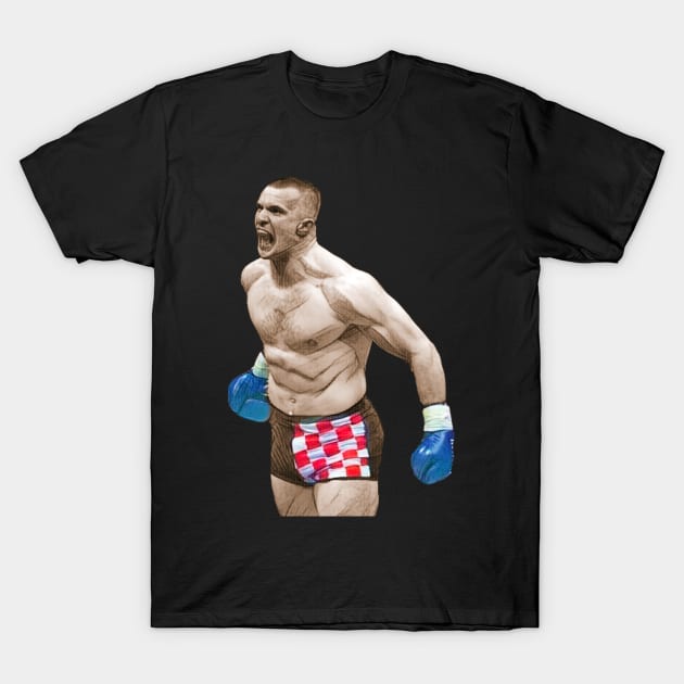 Crocop Raging T-Shirt by FightIsRight